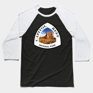 Capitol Reef National Park shield Baseball T-Shirt